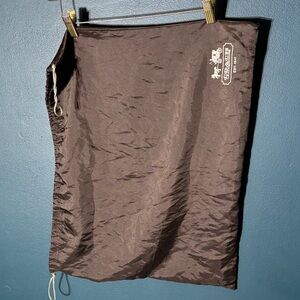 Coach Brown Dust Bag